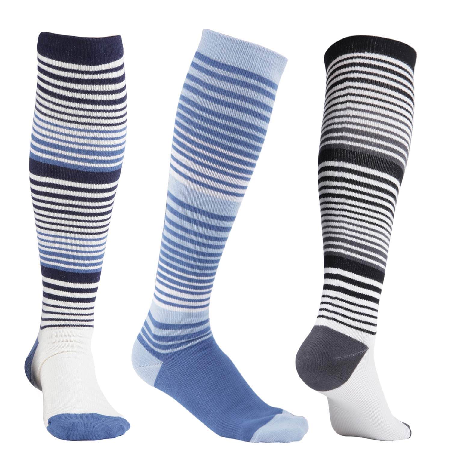 Bamboo Travel mild Compression Socks 8-15 mmHg 3pairs - md-diab